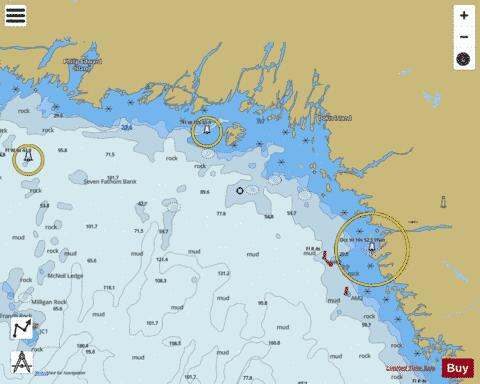 Alexander Passage to\a Beaverstone Bay Marine Chart - Nautical Charts App
