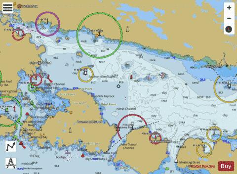 Meldrum Bay to\a St.Joseph Island Marine Chart - Nautical Charts App