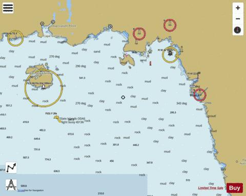 Oiseau Bay to Jackfish Bay Marine Chart - Nautical Charts App