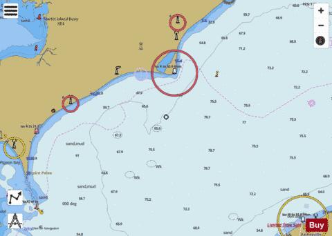Pointe aux Pins to\a Point Pelee Marine Chart - Nautical Charts App