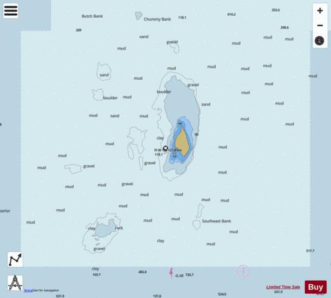 Caribou Island Marine Chart - Nautical Charts App