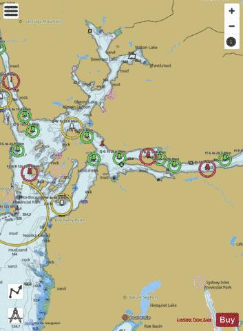Nootka Sound (Part 2 of 2) Marine Chart - Nautical Charts App
