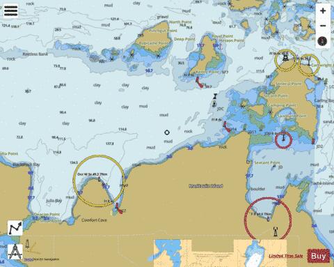 Clapperton Island to\a Darch Island Marine Chart - Nautical Charts App