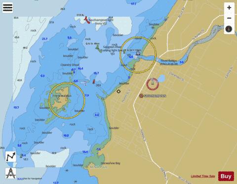 Southampton Harbour Marine Chart - Nautical Charts App