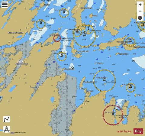 Carmanville to Bacalhoa Island and Fogo (Southern Portion) Marine Chart - Nautical Charts App