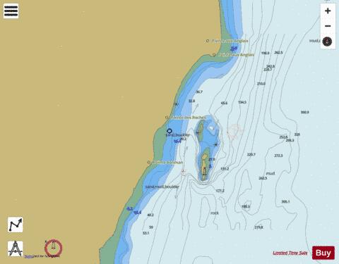 Ile aux Oeufs Mouillages\Anchorages Marine Chart - Nautical Charts App