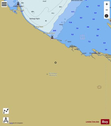 CA_CA4AW1TA Marine Chart - Nautical Charts App
