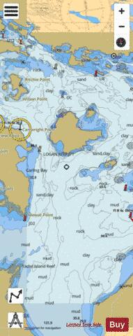 Bears Back Island to Clapperton Island Marine Chart - Nautical Charts App