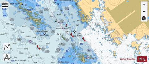 Approaches to \ Approches a Parry Sound North Marine Chart - Nautical Charts App