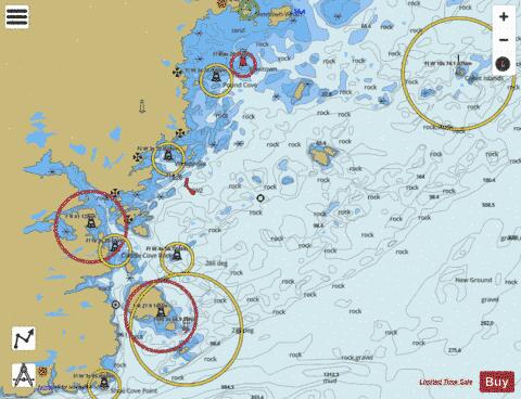 Greenspond Harbour to/a Pond Cove Marine Chart - Nautical Charts App