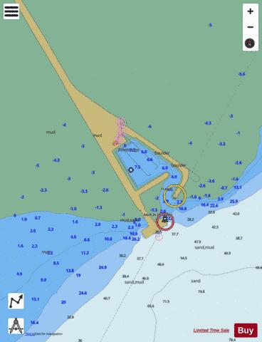 Portneuf Marine Chart - Nautical Charts App