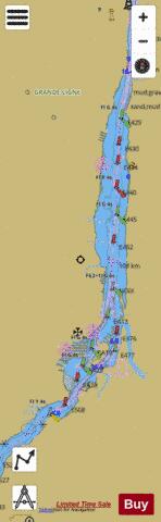 Pointe � la Meule to\� Pointe Naylor Marine Chart - Nautical Charts App