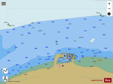 Deschaillons-sur-Saint-Laurent Marine Chart - Nautical Charts App
