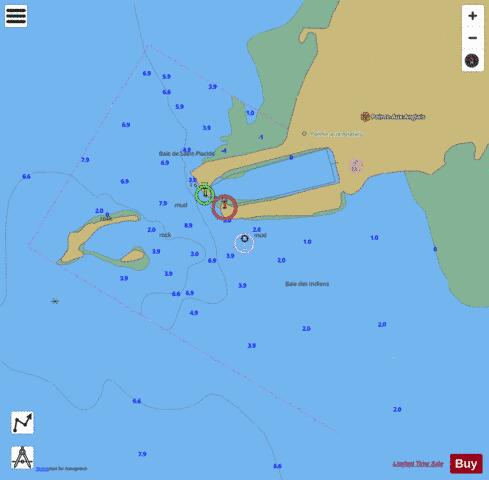 Pointe aux Anglais Marine Chart - Nautical Charts App