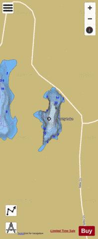 Scotty Lake depth contour Map - i-Boating App