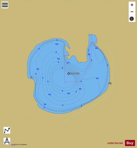 Camp Lake depth contour Map - i-Boating App