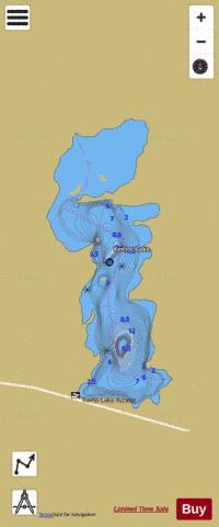Keelor Lake depth contour Map - i-Boating App