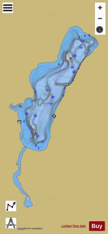 Fido Lake depth contour Map - i-Boating App