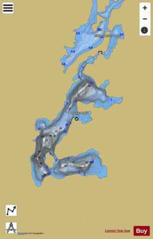 Dossier Lake depth contour Map - i-Boating App