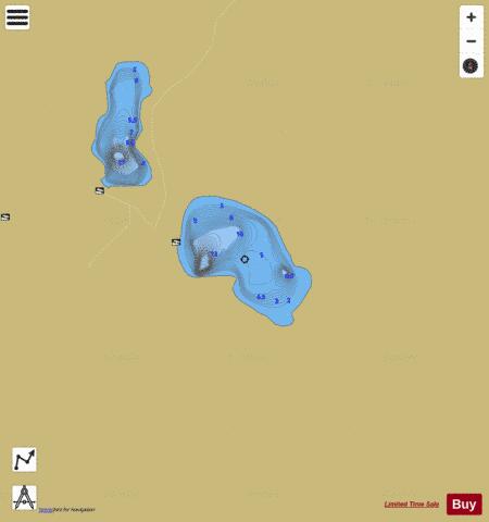 Lake 6-J-30 (White River) depth contour Map - i-Boating App