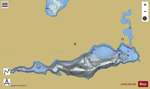 Stull Lake depth contour Map - i-Boating App