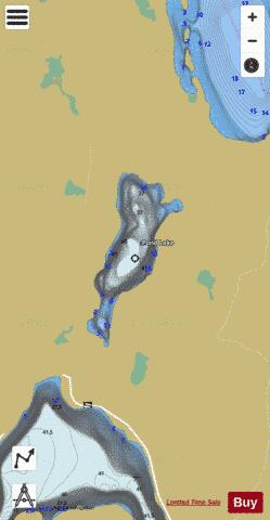 Pond Lake depth contour Map - i-Boating App