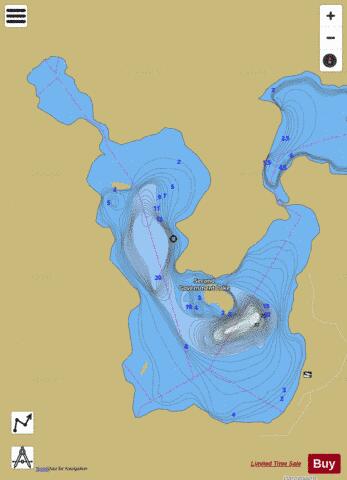 Government Lake depth contour Map - i-Boating App