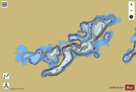 Loon Lake (Lake No. 65) depth contour Map - i-Boating App