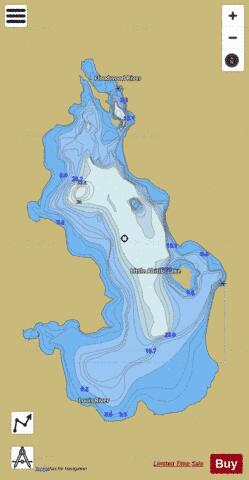 Little Abitibi Lake depth contour Map - i-Boating App