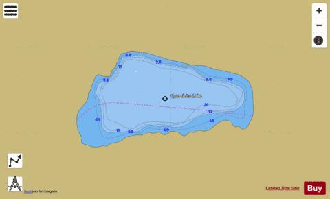 Queminico Lake depth contour Map - i-Boating App