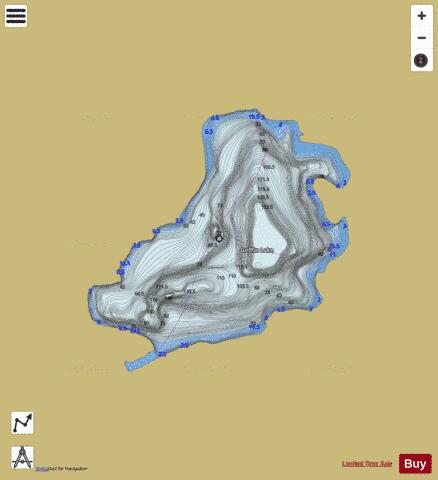 Griffin Lake depth contour Map - i-Boating App