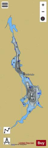 Goulais Lake depth contour Map - i-Boating App