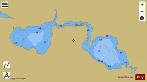 Club Lake depth contour Map - i-Boating App