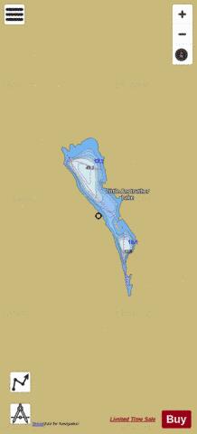 Little Anstruther Lake depth contour Map - i-Boating App