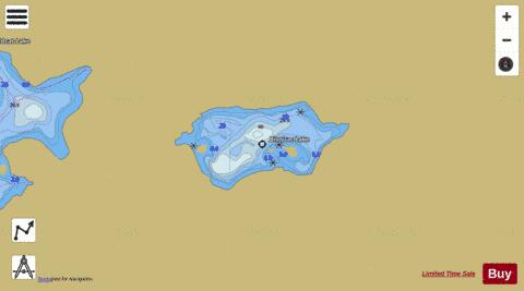 Bivouac Lake depth contour Map - i-Boating App