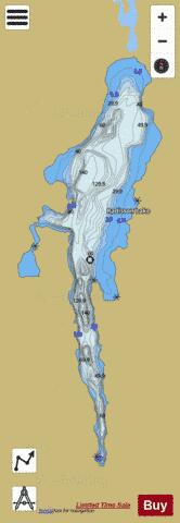 Radisson Lake depth contour Map - i-Boating App