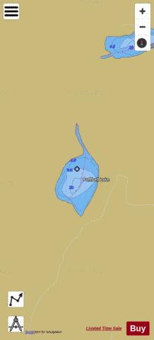 Puffball Lake depth contour Map - i-Boating App