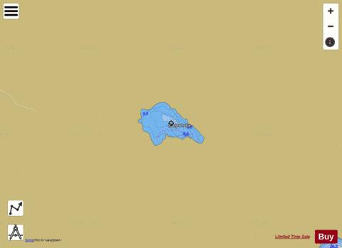 Marys Lake depth contour Map - i-Boating App