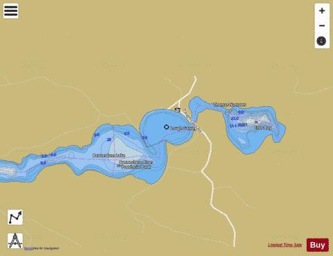 Lough Garvey depth contour Map - i-Boating App