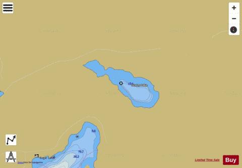 Storm Lake depth contour Map - i-Boating App