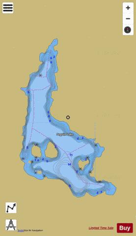 Seguin Lake depth contour Map - i-Boating App