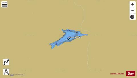 Schmeiler Lake depth contour Map - i-Boating App