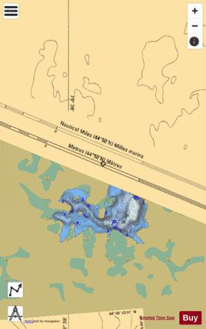 Horseshoe Lake depth contour Map - i-Boating App
