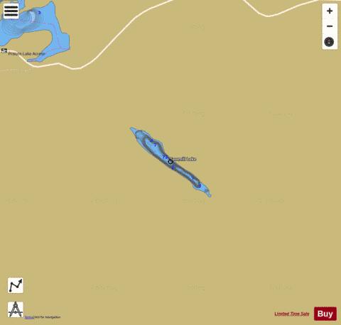 Sawmill Lake depth contour Map - i-Boating App