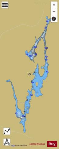Kaneki Lake depth contour Map - i-Boating App