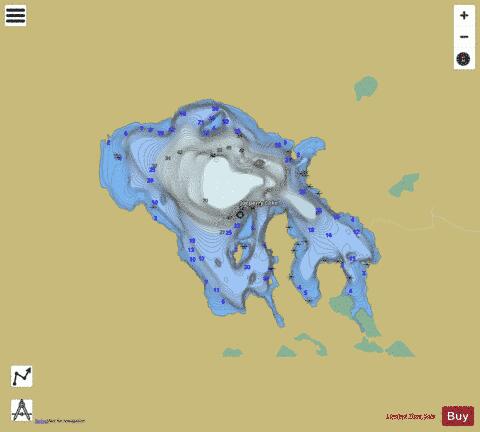 Joeperry Lake depth contour Map - i-Boating App