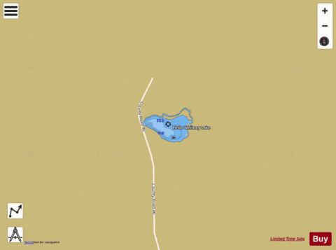 Little Whitney Lake depth contour Map - i-Boating App