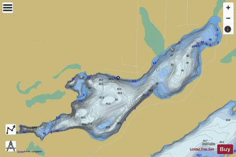 McFarlane Lake depth contour Map - i-Boating App