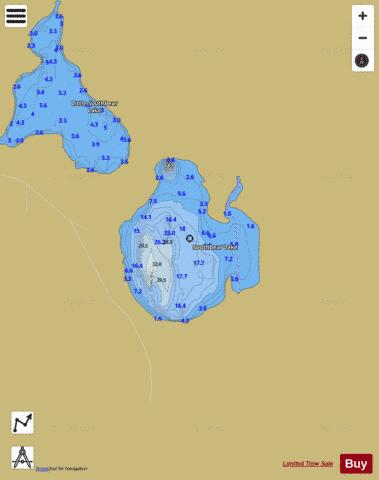 Southbear Lake depth contour Map - i-Boating App