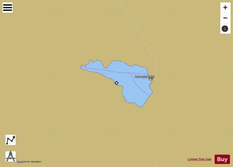 Larocque Lake depth contour Map - i-Boating App